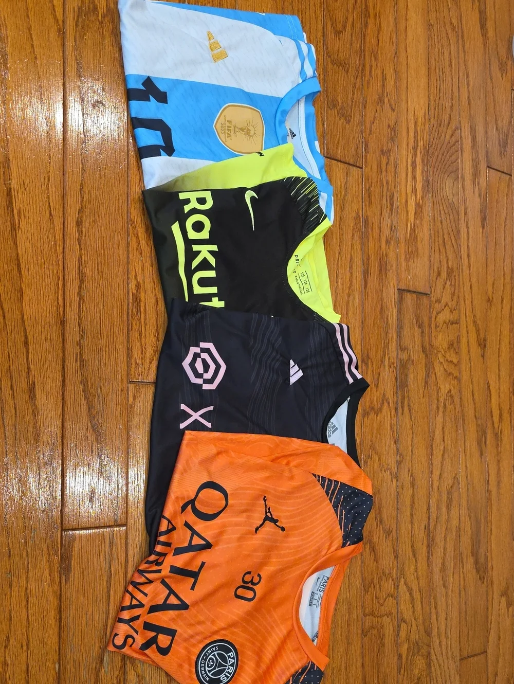Messi Soccer Jerseys- Various Boys Sizes